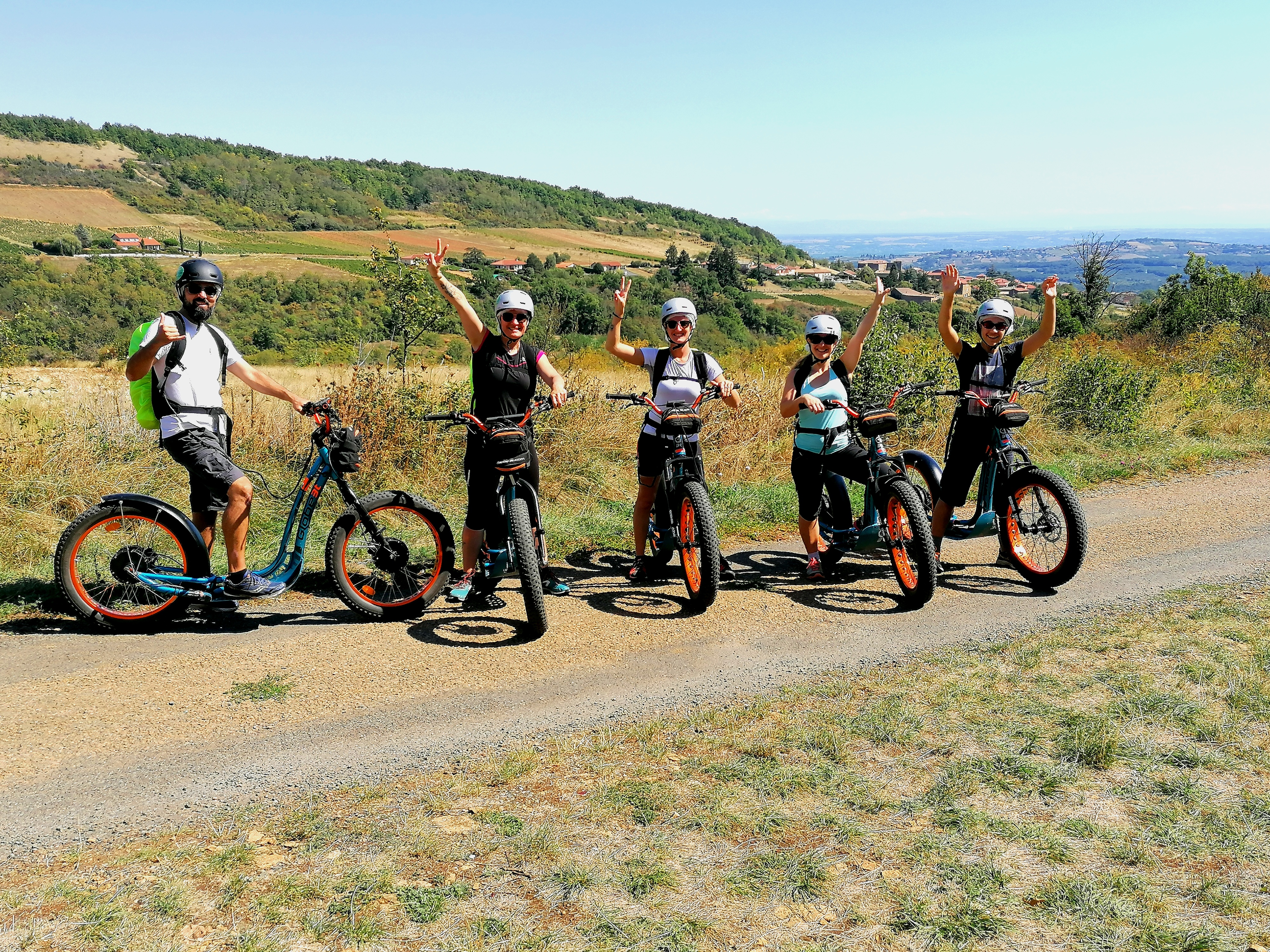 Balade en trottinette électrique à Saint Trys